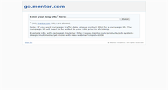 Desktop Screenshot of go.mentor.com