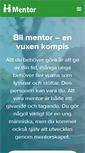 Mobile Screenshot of mentor.se