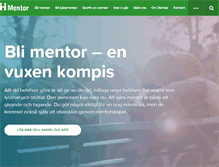 Tablet Screenshot of mentor.se